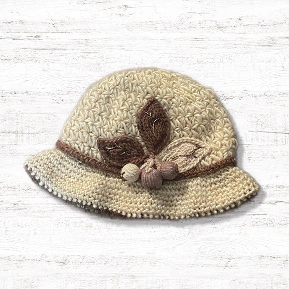 Granny Accessories - Vintage Looking Granny Boho Crochet Hat